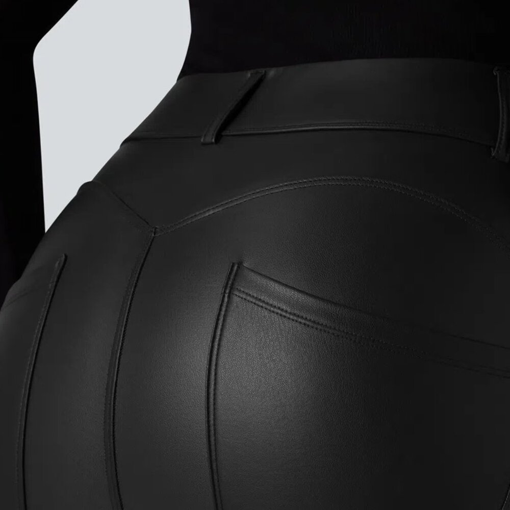 Halara Faux Leather Leggings with Pockets - Picture 4 of 4